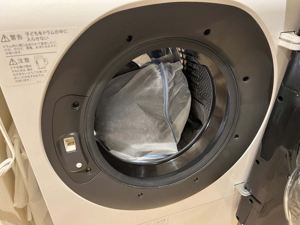 ノースフェイスのシェルブランケットを洗濯機で洗ってみた！